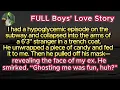 Download Lagu BL🌈Ik viel flauw in de metro – een lange vreemdeling ving me op, gaf me snoep... en deed toen zij...