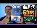 Walmart Onn 4K Plus Tv Box con Google TV con 16GB de almacenamiento