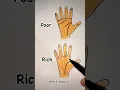 Download Lagu Poor or Rich | The difference of one line matters #palmistry #art #fun #online #reels #drawing