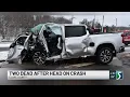 Two dead after crash in Clare Co