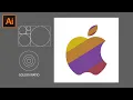 Apple Logo Design Process with Golden Ratio in Adobe Illustrator CC