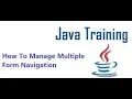 Java GUI - How To Manage Multiple Form Navigation