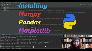 How to install Numpy Pandas and Matplotlib in Pycharm Python for data analysis Beginners