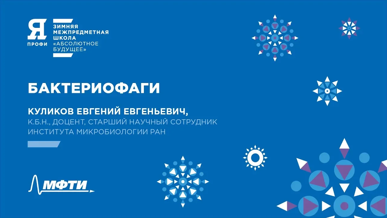 ЯПрофи. «Бактериофаги» Е. Е. Куликов. Зимняя школа