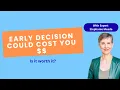 Before You Hit Submit on Early Decision Applications Watch This Deadlines Are Approaching