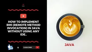 How To Implement RMI Remote Method Invocation In Java Without Using Any IDE