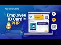 how to make a website Automatic ID card creation in php id card kaise banaye
