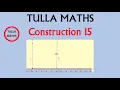 Construction 15 Rectangle given side lengths