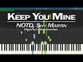 Lagu NOTD, Shy Martin - Keep You Mine (Piano Cover) Synthesia Tutorial by LittleTranscriber