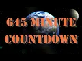 645 minute timer countdown with alarm sound effect
