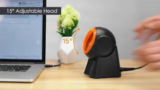 The EY-8800 Desktop Scanner is equipped with a 15 adjustable head to give you a new experience
