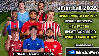 efootball 26 ppsspp android offline transfer 2026 terupdate update face hd and kits update 2026