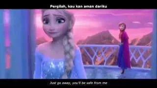  indonesian fandub frozen elsas ice castle untuk pertama kalinya reprise eng sub 
