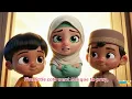 Five Little Cats | Islamic version of Five Little Ducks | Nursery Rhyme for Kids | Muslim Kids Song