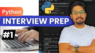 Python Interview Prep Reverse a String using Python