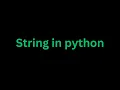 Mastering String Functions and Methods in Python A Beginner s Guide