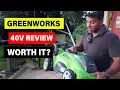 Greenworks 40V Lawn Mower Review Setup - Is It Worth It
