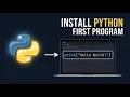 Python Tutorial for Beginners Install Python Run Your First Program