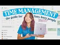 the definitive TIME MANAGEMENT GUIDE for busy but lazy people