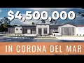 4 5 MILLION Custom Luxury Home in Corona Del Mar CA Luxury Listing in California Orange County