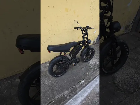 ANDANDO PELA PRIMEIRA VEZ COM UMA BIKE ELÉTRICA DE 1000W NA RUA