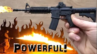 MINI AR-15 FLAMETHROWER! (POWERFUL!!!)🔥