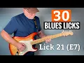 Download Lagu 30 Intermediate Level Blues Licks