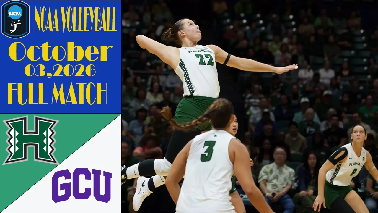 Hawai'i vs. Grand Canyon | Game 1st-Set | Women's NCAA Volleyball 2026
