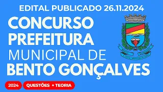 Curso Lei Orgânica Bento Gonçalves RS para Concurso 2024