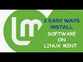 2 Ways to Software Packages in Linux Mint