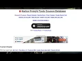Harbor Freight Coupon Database Website Review