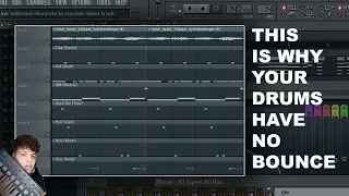 the secret to bouncy drums fl studio tutorial