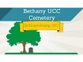 Bethany UCC Cemetery - Schluersburg MO