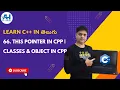 66 this pointer in cpp Beginner s Guide to Learning C C Programming Course in Telugu