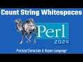 Learn Perl Programming How To Count Whitespaces In A String 2024