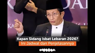 Detik-Detik SIDANG ISBAT IDUL FITRI 2026 Jatuh pada 21 Maret