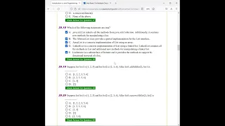 Daniel Liang Java Chapter 20 Multiple Choice Question Part 1