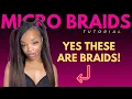 2 PACKS ONLY Bringing Back Micro Braids Full Tutorial Milky Way Bulk