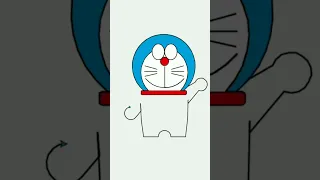 Doraemon draw using python turtle