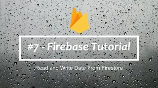- Firebase tutorial