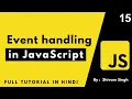 Mastering Event Handling in JavaScript Event Listeners Complete Web Development Course 2023