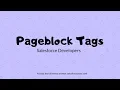 12 Visualforce apex pageblock Tags