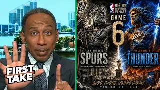 Thunder in 6! - Stephen A. claims will not any miracles for Wemby and the Spurs tonight | FIRST TAKE
