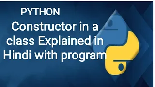 Constructor in a class in Explained in with