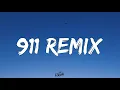 Sech & Jhay Cortez - 911 Remix (Letra/Lyrics)