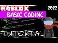 LEARN ROBLOX Developer Studio FREE Coding Basics in LUA
