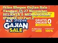 Lagu Iklan Shopee Gajian Sale | Tanggal 25-27 November, BELANJA \u0026 MENANGKAN IPHONE 11! Part 2