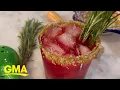 Whip up these spicy pomegranate margaritas for your holiday guests l GMA