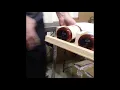 Meenjet MX1 - Coding Bottom of Bottles on Custom Carrier with JS21 White Ink
