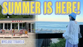 long weekend in the hamptons summer travel vlog myclosettravels